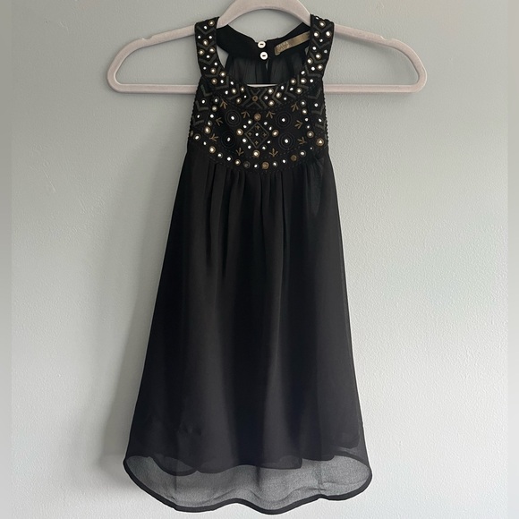 Sefra black halter top blouse - Picture 1 of 8